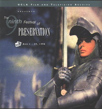 Image for The Ninth Festival of Preservation / Aug. 1-29, 1998