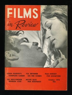 Image for Films in Review (October 1970) [cover: Robert Forster and Lauren Hutton in PIECES OF DREAMS]