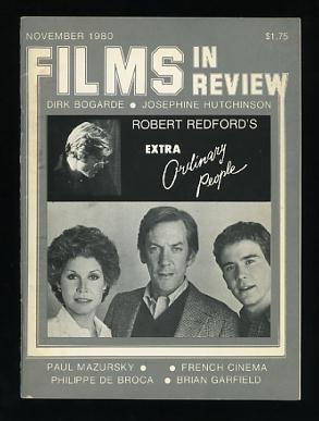 Image for Films in Review (November 1980) [cover: Robert Redford and the cast of ORDINARY PEOPLE]