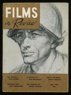 Image for Films in Review (May 1959) [cover: Gregory Peck (in PORK CHOP HILL), drawn by Howard Brodie]