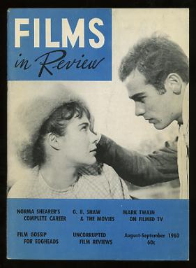 Image for Films in Review (August-September 1960) [cover: Heather Sears and Dean Stockwell in SONS AND LOVERS]
