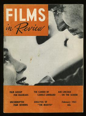 Image for Films in Review (February 1961) [cover: Clark Gable and Marilyn Monroe in THE MISFITS]