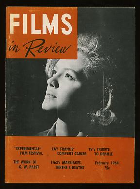 Image for Films in Review (February 1964) [cover: Angie Dickinson in CAPTAIN NEWMAN, M.D.]