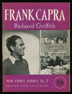 Image for Frank Capra (New Index Series No. 3)