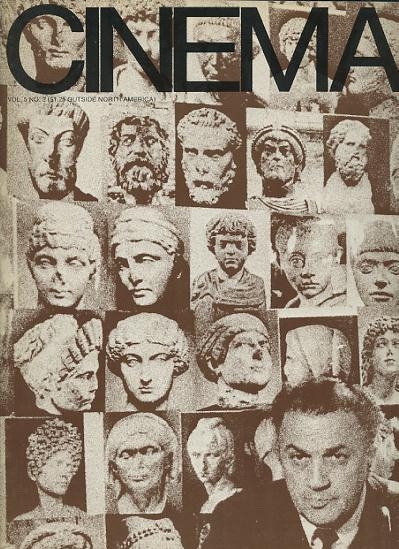 Image for Cinema [magazine] [1969] [cover: Federico Fellini]