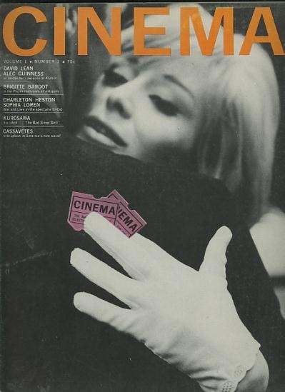Image for Cinema [magazine] [1962] [first issue]