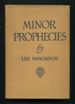 Image for Minor Prophecies [*SIGNED*]