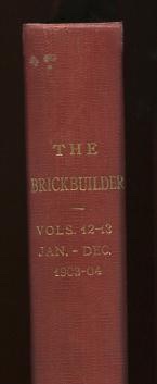 Image for The Brickbuilder [bound volume, 1903-1904]