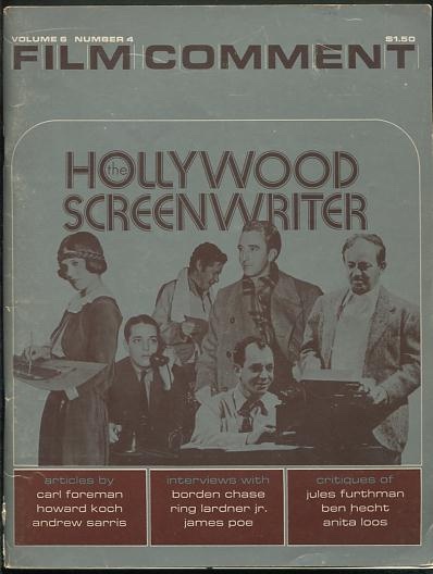 Image for Film Comment (Winter 1970-71) [&#34;The Hollywood Screenwriter&#34;]