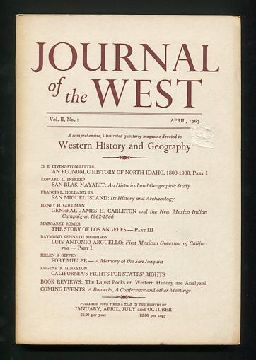 Image for Journal of the West (April 1963)