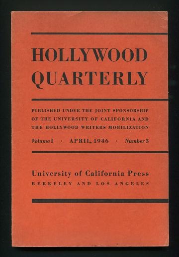 Image for Hollywood Quarterly - April 1946