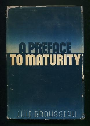 Image for A Preface to Maturity