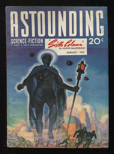 Image for Astounding Science-Fiction (January-February-March 1941) [including Robert Heinlein's first published (pseudonymous) novel, "Sixth Column"]