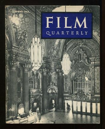 Image for Film Quarterly (Spring 1963) [cover: lobby of the Fox Theatre, San Francisco]