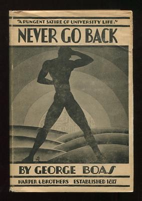 Image for Never Go Back; a novel without a plot