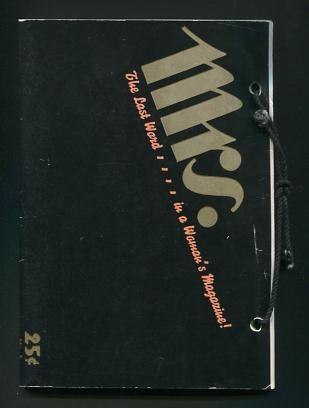 Image for Mrs. (The Last Word....in a Woman's Magazine!)