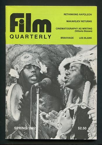 Image for Film Quarterly (Spring 1982) [cover: Les Blank's ALWAYS FOR PLEASURE]