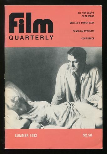 Image for Film Quarterly (Summer 1982) [cover: István Szabó's CONFIDENCE]