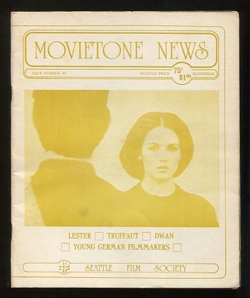 Image for Movietone News; issue number 49 (April 18, 1976) [cover: Isabelle Adjani in THE STORY OF ADELE H.]