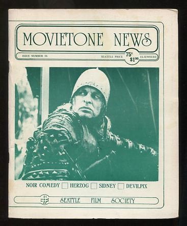 Image for Movietone News; issue number 56 (November 4, 1977) [cover: Klaus Kinski in Werner Herzog's AGUIRRE, THE WRATH OF GOD]