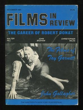 Image for Films in Review (December 1981) [cover: Pat O'Brien and Betty Compson in DESTINATION UNKNOWN]