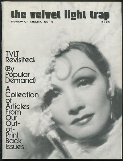 Image for The Velvet Light Trap (No. 17, Winter 1977): TVLT Revisited (By Popular Demand) [cover: Marlene Dietrich in THE DEVIL IS A WOMAN]