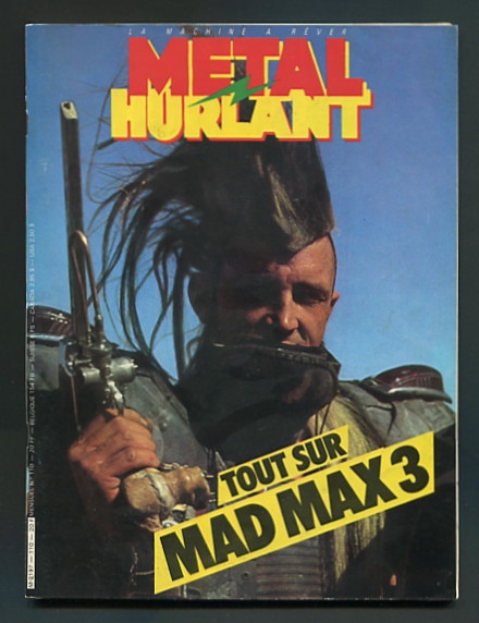 Image for Metal Hurlant (issue no. 110, April 1985) [special feature: MAD MAX 3, aka MAD MAX BEYOND THUNDERDOME]
