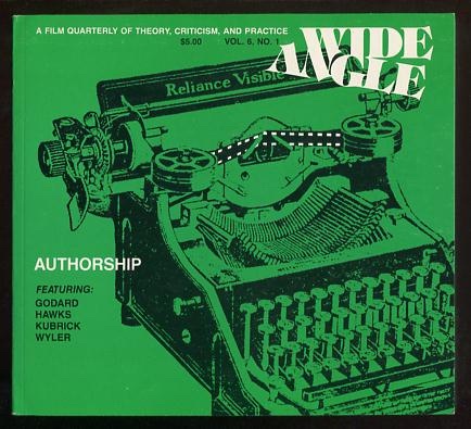 Image for Wide Angle (Vol. 6, No. 1) [topic: Authorship]