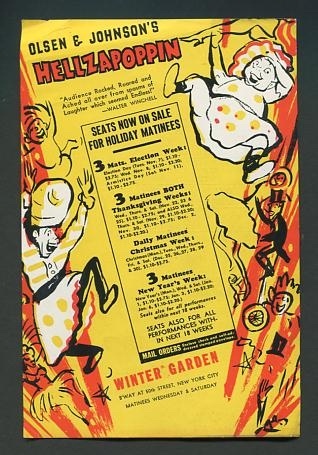 Image for Olsen & Johnson's "Hellzapoppin" / "The Streets of Paris" [1939 promotional flyer]