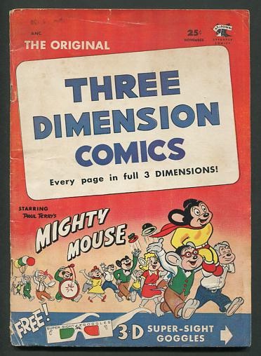 Image for Three Dimension Comics, starring Paul Terry's Mighty Mouse (issue no. 2, November 1953)