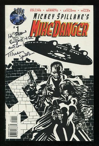 Image for Mickey Spillane's Mike Danger [first two issues of Volume 2 (September 1995 and July 1996), both *SIGNED* by Spillane]