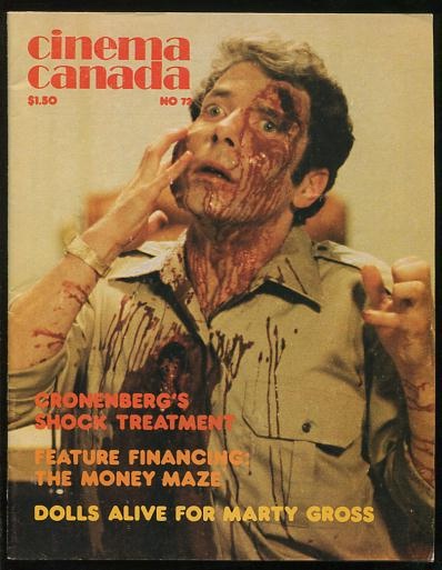 Image for Cinema Canada (March 1981) [cover: David Cronenberg's SCANNERS]