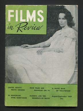 Image for Films in Review (August-September 1959) [cover: Leslie Caron in THE MAN WHO UNDERSTOOD WOMEN]