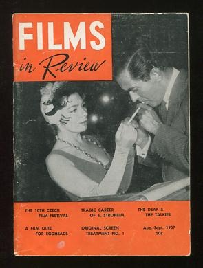 Image for Films in Review (August-September 1957) [cover: Juliette Greco and Tyrone Power in THE SUN ALSO RISES]