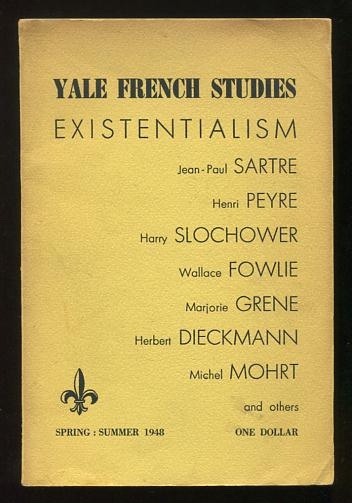 Image for Yale French Studies (Spring-Summer 1948) [first issue: Existentialism]