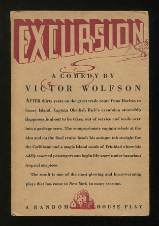 Image for Excursion: A Play in Three Acts