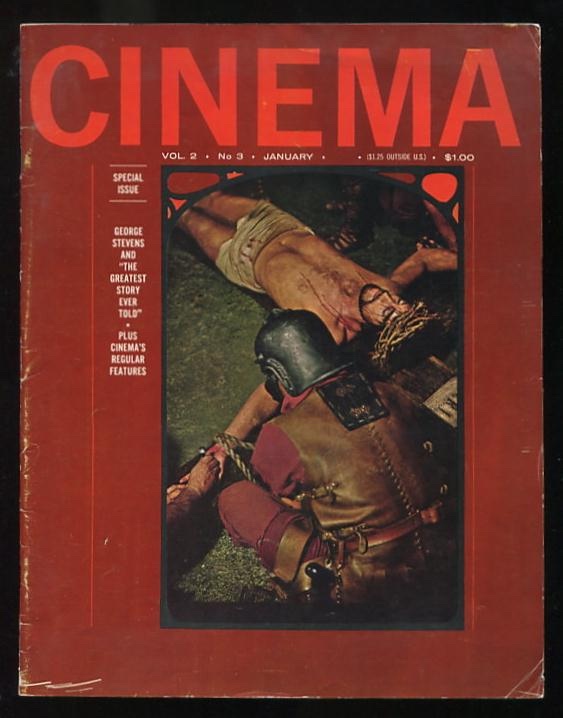 Image for Cinema [magazine] (December-January 1964-65) [cover: THE GREATEST STORY EVER TOLD]
