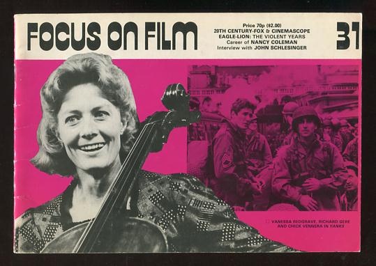 Image for Focus on Film (No. 31, November 1978) [cover: Vanessa Redgrave, Richard Gere and Chick Vennera in YANKS]