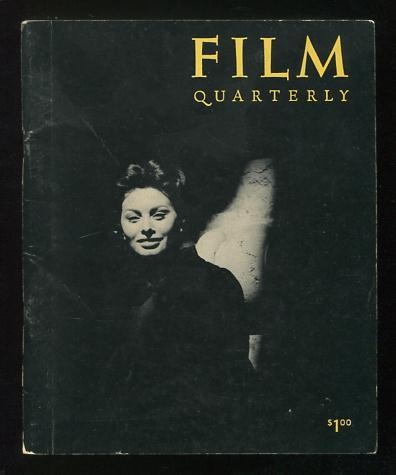 Image for Film Quarterly (Winter 1958) [cover: Sophia Loren in THE BLACK ORCHID]