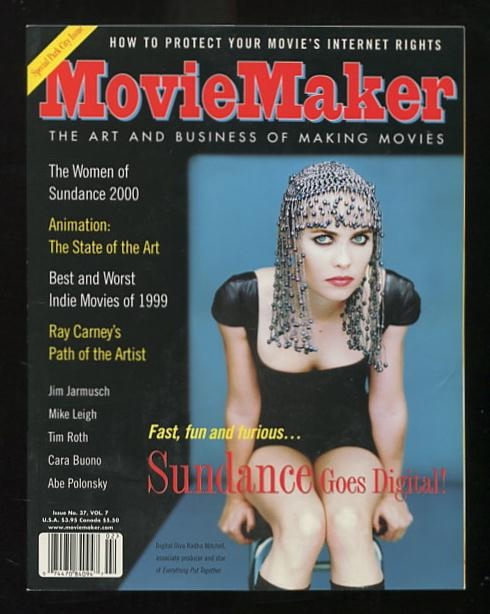 Image for MovieMaker Magazine (issue 37, February 2000) [cover: Radha Mitchell]