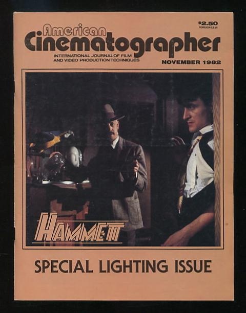 Image for American Cinematographer (November 1982) [cover: HAMMETT]