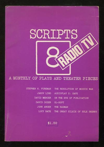 Image for Scripts: A Monthly of Plays and Theater Pieces - issue no. 8 (June 1972) [Radio/TV issue]