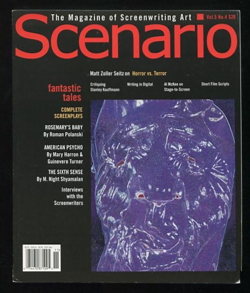 Scenario: The Magazine of Screenwriting Art (2001) [includes ROSEMARY'S BABY, AMERICAN PSYCHO, THE SIXTH SENSE]