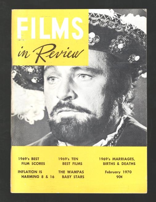 Films in Review (February 1970) [cover: Richard Burton in ANNE OF A THOUSAND DAYS]