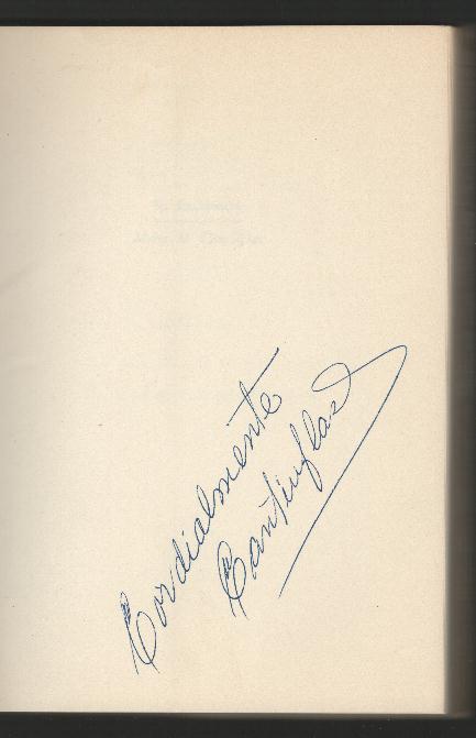 Su Excelencia [*SIGNED*]