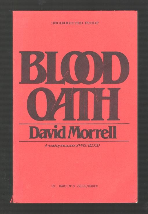 Blood Oath [*SIGNED* uncorrected proof]