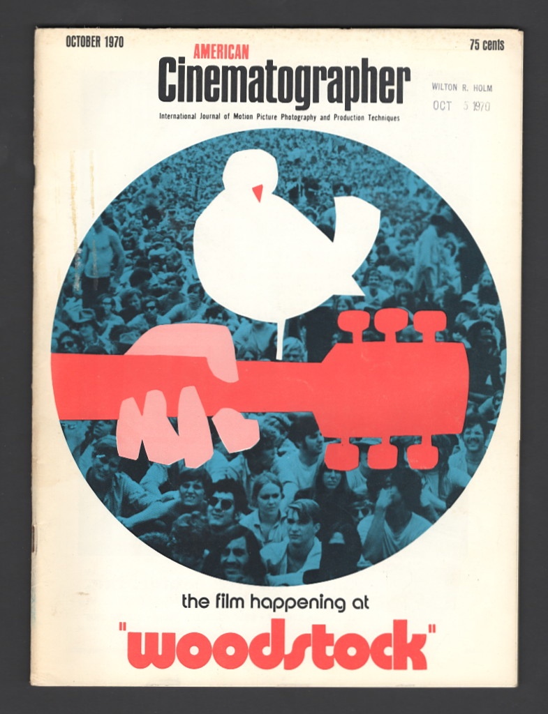 American Cinematographer (October 1970) [cover: WOODSTOCK]