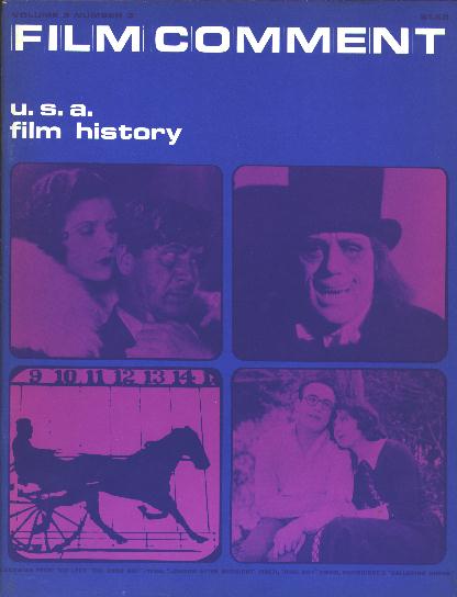 Image for Film Comment: U.S.A. Film History (Fall 1969)