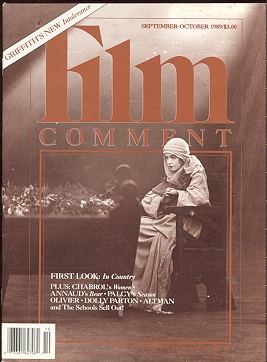 Image for Film Comment (September-October 1989) [Lillian Gish/INTOLERANCE cover]